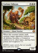Curious Colossus - Lorwyn Eclipsed Promos