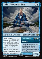 Jadzi, Steward of Fate // Oracle's Gift - Secrets of Strixhaven Promos