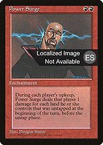 Descarga de maná (Power Surge) - Fourth Edition Foreign Black Border