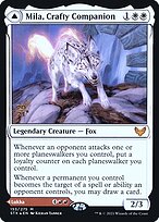 Mila, Crafty Companion // Lukka, Wayward Bonder - Strixhaven: School of Mages Promos - Promo Foil