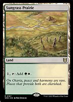 Sungrass Prairie - Wilds of Eldraine Commander