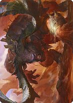 Moraug, Fury of Akoum - Zendikar Rising Art Series