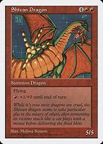 Shivan Dragon - Fifth Edition