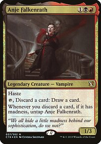 Anje Falkenrath - Commander 2019 Oversized - Promo Foil