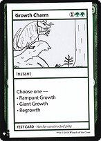 Growth Charm - Mystery Booster Playtest Cards 2019