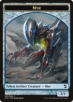 Myr - Commander 2018 Tokens