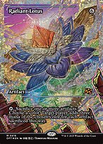 Radiant Lotus - Aetherdrift - Fractured Foil, Showcase