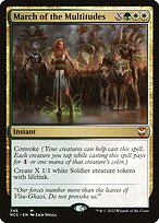 March of the Multitudes - New Capenna Commander