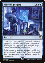 Flawless Forgery - New Capenna Commander Promos