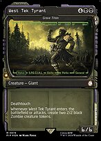 West Tek Tyrant (Grave Titan) - Fallout - Surge Foil, Showcase