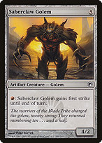 Saberclaw Golem - Scars of Mirrodin