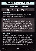 Careful Study (minigame) // Careful Study (cont'd) - Kaldheim Minigames