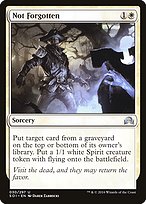 Not Forgotten - Shadows over Innistrad