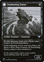 Foreboding Statue // Forsaken Thresher - Innistrad: Double Feature