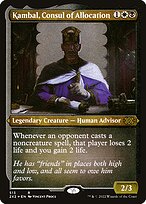 Kambal, Consul of Allocation - Double Masters 2022 - Etched Foil