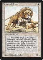 Savannah Lions - Limited Edition Beta