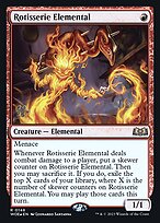 Rotisserie Elemental - Wilds of Eldraine Promos