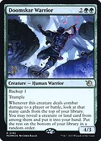 Doomskar Warrior - March of the Machine Promos - Promo Foil