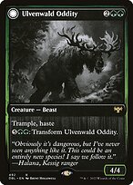 Ulvenwald Oddity // Ulvenwald Behemoth - Innistrad: Double Feature