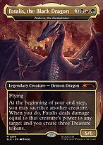 Fatalis, the Black Dragon (Ziatora, the Incinerator) - Secret Lair Drop - Borderless