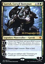 Garruk, Cursed Huntsman - Throne of Eldraine Promos - Promo Foil