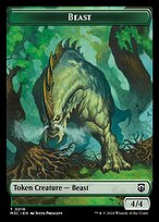 Beast - Modern Horizons 3 Commander Tokens