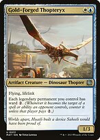 Gold-Forged Thopteryx - March of the Machine: The Aftermath