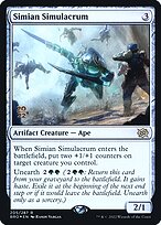 Simian Simulacrum - The Brothers' War Promos - Promo Foil