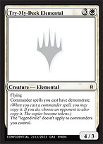 Try-My-Deck Elemental - Unknown Event