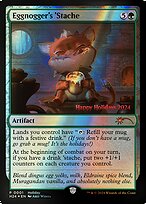 Eggnogger's 'Stache - Happy Holidays - Promo Foil