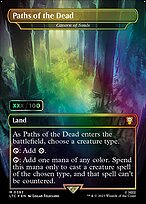 Paths of the Dead (Cavern of Souls) - Tales of Middle-earth Commander - Double Rainbow, Borderless