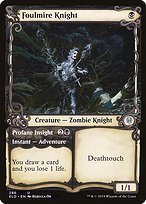 Foulmire Knight // Profane Insight - Throne of Eldraine