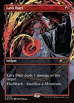 Lava Dart - Secret Lair Drop - Raised Foil, Borderless