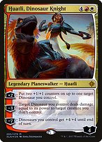 Huatli, Dinosaur Knight - Ixalan - Promo Foil