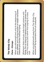 The Windy City - Black Lotus Unknown Planechase