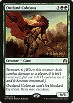 Outland Colossus - Magic Origins Promos - Promo Foil