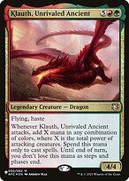 Klauth, Unrivaled Ancient - The List