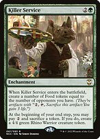 Killer Service - New Capenna Commander Promos