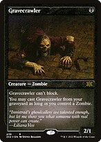 Gravecrawler - Double Masters 2022 - Etched Foil