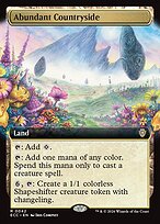 Abundant Countryside - Lorwyn Eclipsed Commander - Extended Art