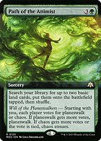 Path of the Animist - March of the Machine Commander - Extended Art