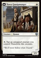 Town Gossipmonger // Incited Rabble - Innistrad Remastered