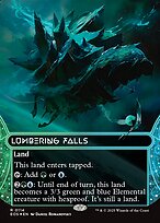 Lumbering Falls - Edge of Eternities: Stellar Sights - Galaxy Foil, Borderless