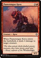 Flametongue Kavu - The List