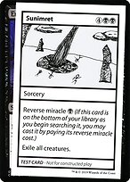 Sunimret - Mystery Booster Playtest Cards 2021