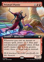 Prismari Pianist - Secrets of Strixhaven Commander - Extended Art