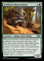 Stubborn Burrowfiend - Outlaws of Thunder Junction