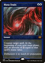 Mana Drain - Double Masters 2022 - Etched Foil