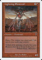 Lightning Elemental - Seventh Edition