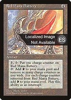 Red Mana Battery - Fourth Edition Foreign Black Border